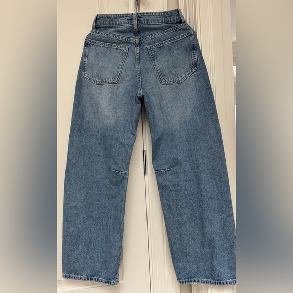 Zara High-waist Barrel Jeans size 32 US 0 - Picture 4 of 9